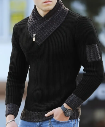 Eric Scarfed Sweater