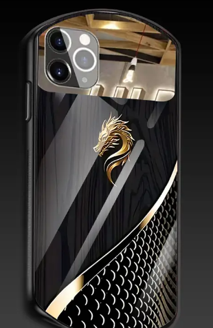 Iphone Golden Dragon Designer Case